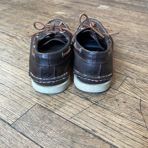 SPERRY TOP-SIDER mens boat shoes brown size 8.5 - Picture 2 of 6